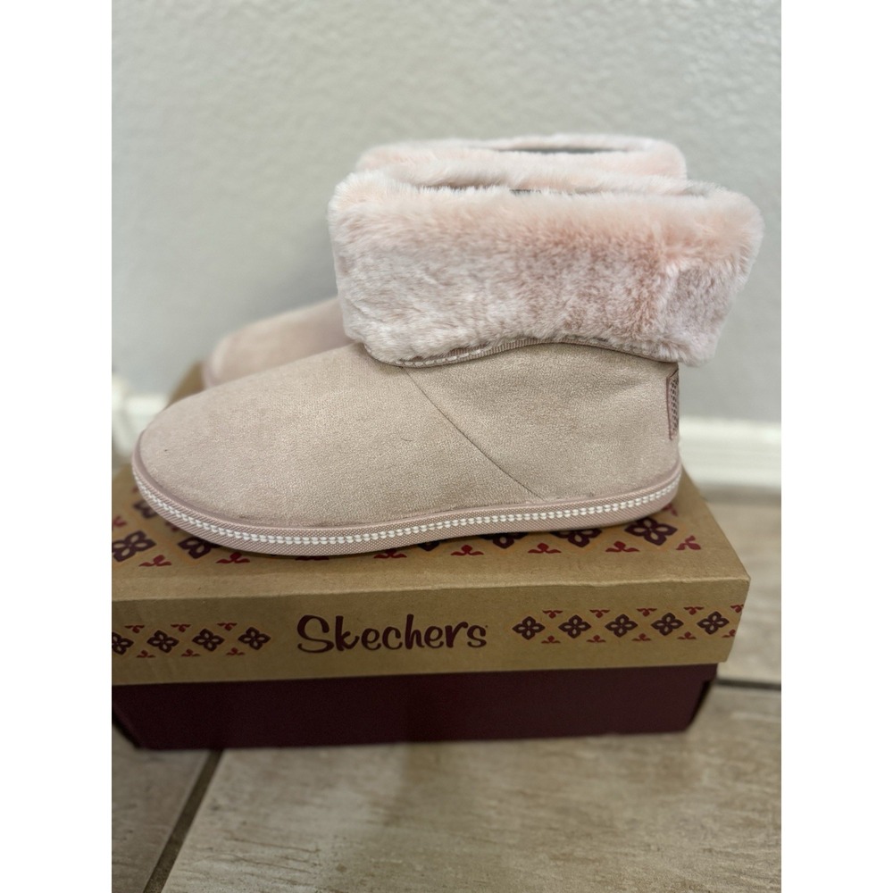 Skechers Cozy Campfire Meant To Be Slippers Boots Women's 5.5 Pink Blush